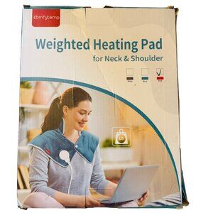 Comfytemp RED Weighted Heating Pad for Neck and Shoulders 19"x22" Washable